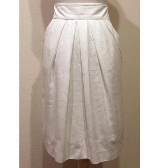 New TRINA TURK Pleated High Waist Pencil Skirt - Picture 6 of 7